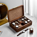 Walnut Watch Box · 10 Slots
